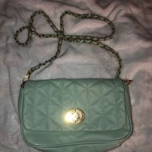 Teal crossbody purse